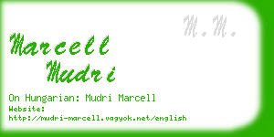 marcell mudri business card